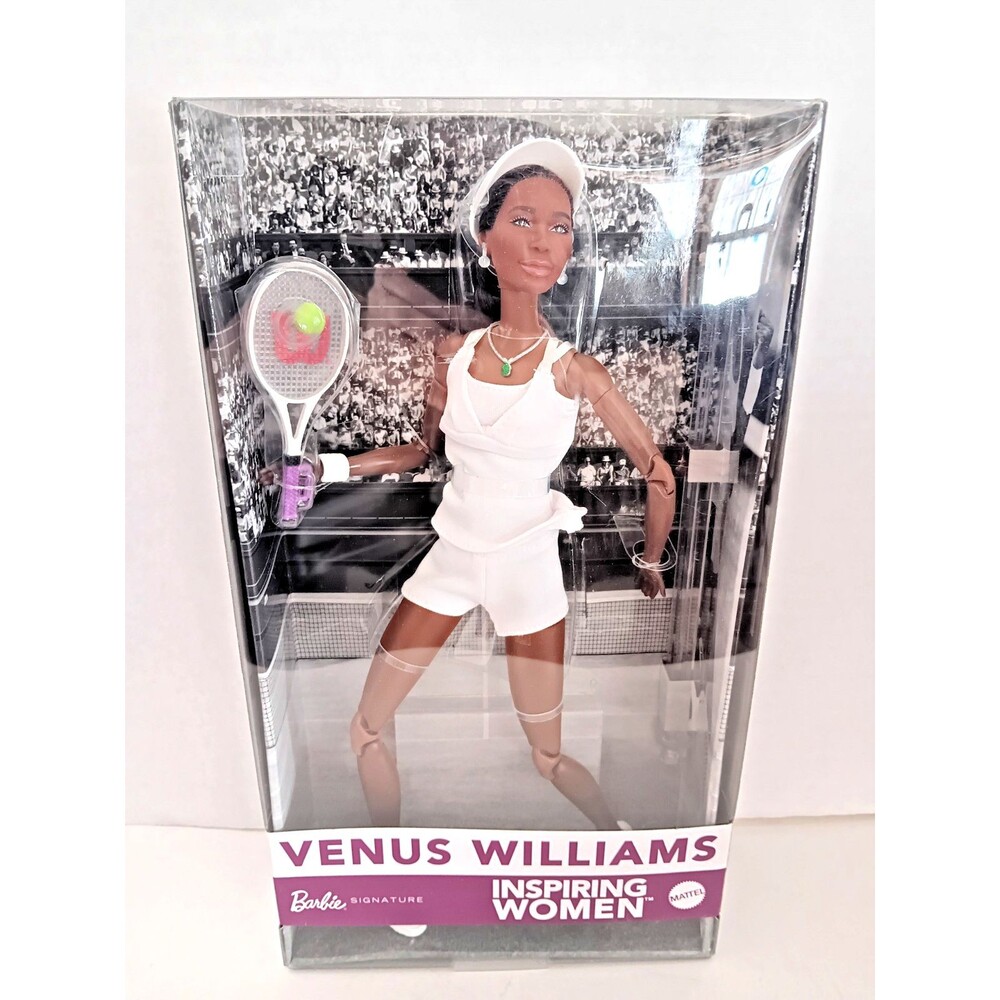 Barbie Signature Inspiring Women Venus Williams Doll NIB HRM49 UPC 194735180547